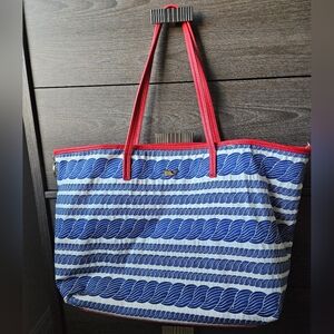 Vineyard Vines Blue and Red Tote Bag